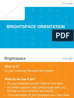 Access Brightspace Orientation