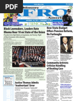 Baltimore Afro-American Newspaper, January 29, 2011