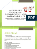 Pembelajaran Bahasa Indonesia MI/SD