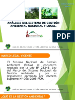 Análisis Sistema Gestión Ambiental Nacional Local