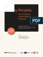 Cuaderniilo de Capacitación Ley Micaela para El Sistema Universitario