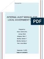 Internal Audit Manual For Local Government Units