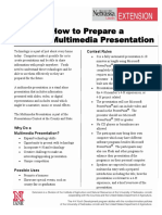 How To Prepare A Multimedia Presentation: Contest Rules