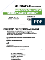 Facial Nerve Stimulation Using Faradic Current - DR Rohit Bhaskar