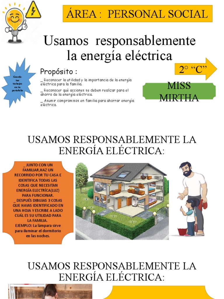 Uso Responsable de la Energía Eléctrica | PDF | Energía y recursos ...