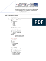 Part I Demographic Profiile