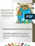 Mga Isyu at Suliraning Pandaigdig