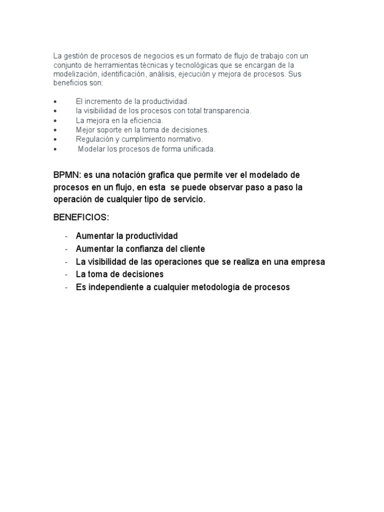 Procesos | PDF | Negocios | Finanzas y dinero