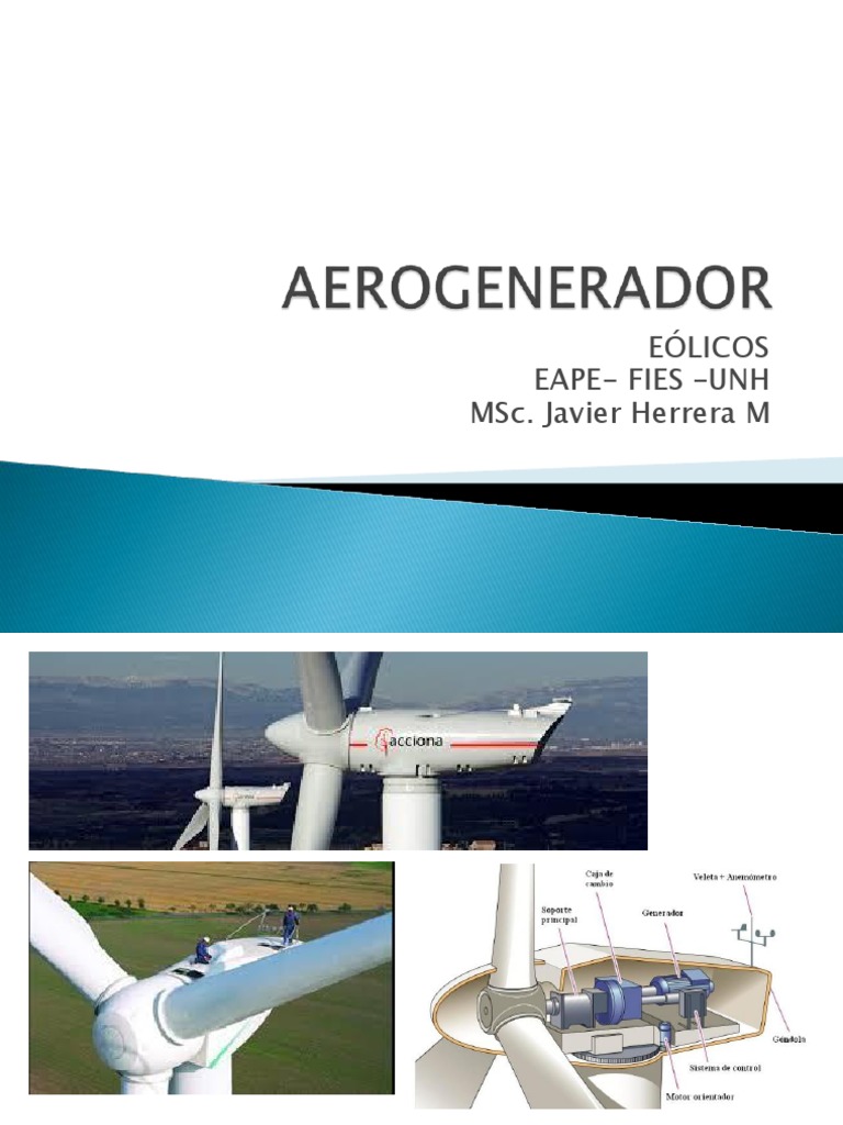 Tecnología de Aerogeneradores | PDF | Turbina eólica | Energía eólica