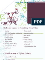 Crimes of The New Millenium: I. Cybercrime