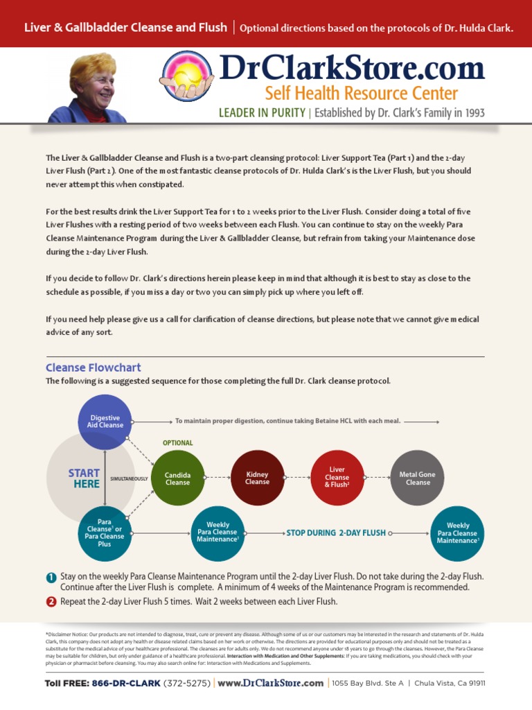 Self Health Resource Center Liver Gallbladder Cleanse And Flush