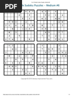 free printable sudoku puzzles easy 3 pdf
