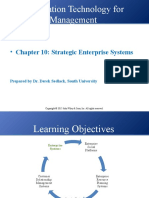Information Technology For Management: - Chapter 10: Strategic Enterprise Systems