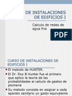 Instalaciones I Calculo de Redes de Agua