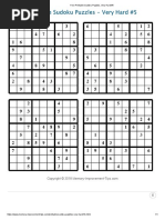 Free Printable Easy Sudoku with the Answer #2393