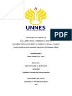 Laporan Hasil Observasi Mensek