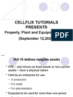 Cellflix Tutorials Presents: Property, Plant and Equipment (PPE) (September 12,2020)