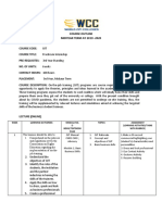 Course Outline for Practicum Internship OJT