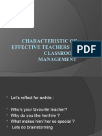 CHAP 1 Characteristics of Effective Teacher