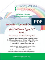 Living Values Education Rainbow Booklet Activities For Children 3 7 Book 1 Introduction and Overview