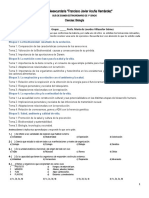 Guía de Extraordinario Ciencias Biología 1° Reforma