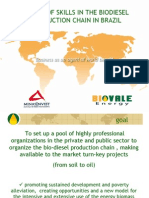 Biodiesel Partnership Proposal in Brazil