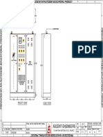 AutoCAD drawing of 150kVAR APFC panel