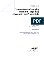 Considerations For Managing Internet of Things (Iot) Cybersecurity and Privacy Risks