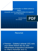 Particularităţi Ale Pacienţilor Cu Diabet Zaharat Şi Infarct