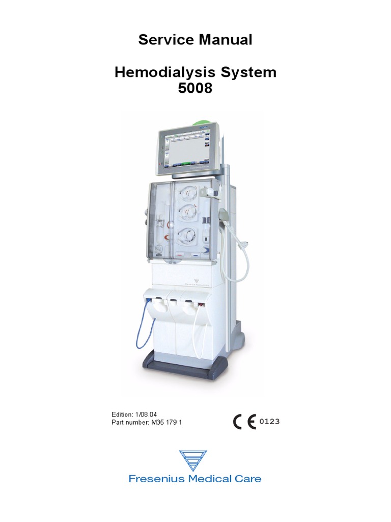 Fresenius 5008 Hemodialysis System Service Manual PDF Dialysis