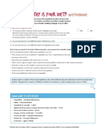 BHF How Healthy Is Your Diet Questionnaire1 PDF