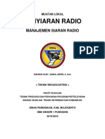 Strategi Manajemen Program Siaran Radio