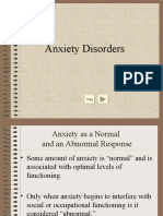 Anxietydisorder Lecture