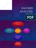 Hazard Analysis: By: Sir Japhet G. Bagsit
