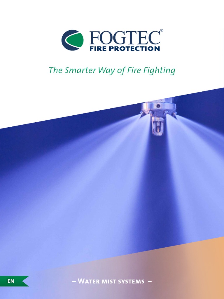 FOGTEC Water Mist Fire Protection Systems | PDF | Programmable Logic ...