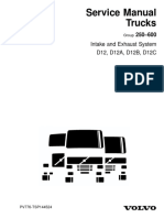 Service Manual Trucks: Intake and Exhaust System D12, D12A, D12B, D12C