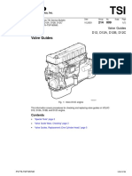 Volvo D12 engine valve guide repair