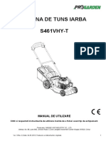 s461-mu.manual mașină de tuns iarba