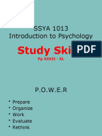 Psych 101 Study Skills