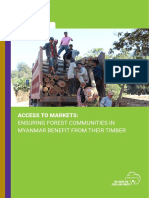 Access To Markets - Ensuring Forest Communities in Myanmar Benefit From Their Timber
