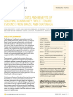 THE ECONOMIC COSTS AND BENEFITS of CF