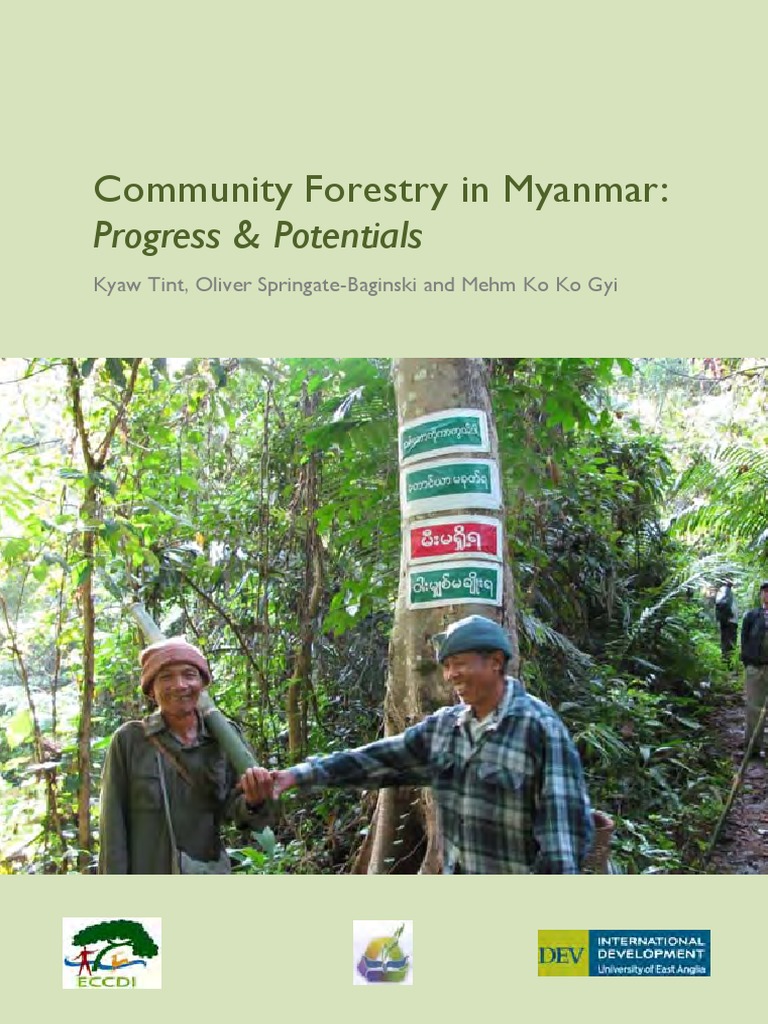 Tint 2011 - Community Forestry Myanmar | PDF | Forests | Forestry