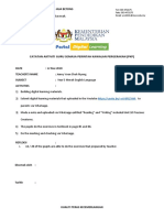 Catatan Aktiviti Guru Semasa Perintah Kawalan Pergerakan (PKP)