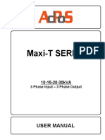 Maxi-T Series: User Manual