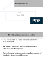 Presentation ON Rural Bank