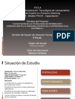 Proyecto de Capacitación en TICS Universidad Alfa Guatemala