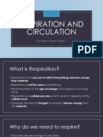 Respiration and Circulation: Secondary 2, Biology, Chapter 3