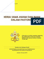 Seri Dokumen Gerejawi No 84 KERJA SAMA AWAM DAN IMAM DALAM PASTORAL 1 PDF