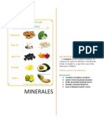 Minerales Quimico de Alimentos TRABAJO FINAL