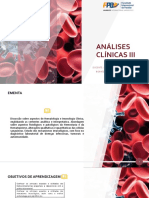 Análises Clínicas III: Hematologia e Imunologia